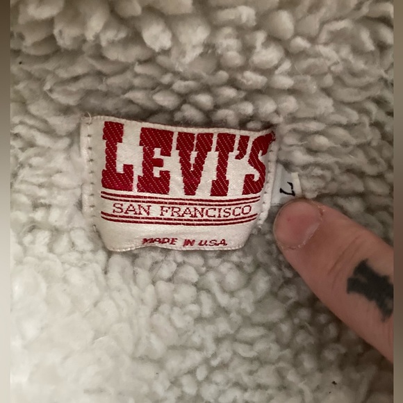 Vintage Levi’s Sherpa Trucker Jacket MADE IN USA - Picture 3 of 4